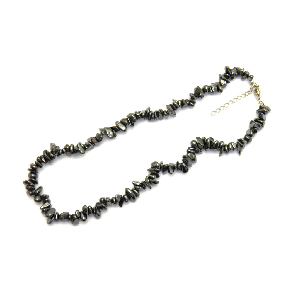 さざれネックレス ヘマタイト 天然石 パワーストーン / インペリアルオーラ おしゃれ かわいい オシャレ 可愛い プレゼント ギフト 贈り物