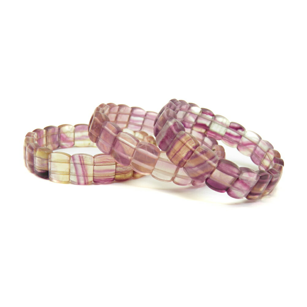 パープルイエロー フローライト 9x12.5mm バングル 1本売り ブレスレット 天然石 パワーストーン プチギフト 転勤 退職 お礼 母の日 敬老の日 クリ...