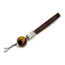 携帯ストラップ オニキス・鳳凰金彫り (合皮茶ひも) 龍 約16mm 天然石 パワーストーン プチギフト 転勤 退職 お礼 母の日 敬老の日 クリスマス ギフト...