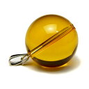 丸玉ペンダントトップ シトリン 16mm 天然石 風水 パワーストーン / インペリアルオーラ おしゃれ かわいい オシャレ 可愛い プレゼント ギフト 贈り物