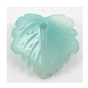 【モチーフビーズ】ぶどうリーフ アマゾナイト/天河石(Amazonite)/聖なる愛情/お守り 天然石 パワーストーン / インペリアルオーラ おしゃれ かわい...