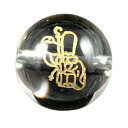 七福神 福禄寿 水晶金彫り 10mm 【彫刻 一粒売りビーズ】 / 天然石、パワーストーンの専門店インペリアルオーラ おしゃれ かわいい オシャレ 可愛い プレ...