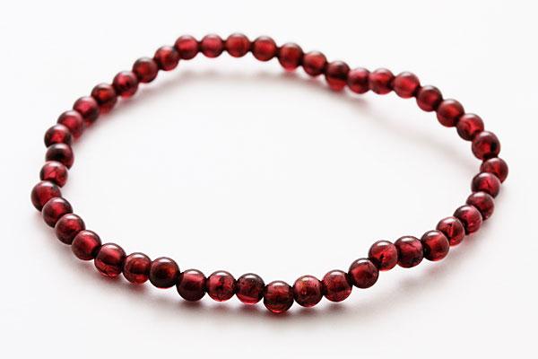 【ENDLESS_4mmブレスレット】 ガーネット/柘榴石(Garnet)/生命力/愛情/変化/お守り 天然石 パワーストーン / インペリアルオーラ おしゃれ...