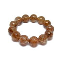 現品 レッドブロンズルチルクォーツ 約17.1-17.8mm 一連ブレスレット 天然石 パワーストーン / インペリアルオーラ おしゃれ かわいい オシャレ 可...