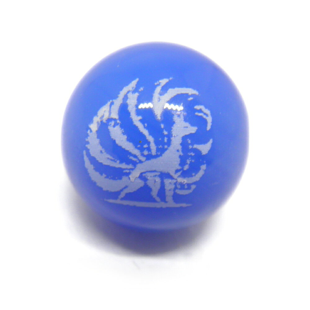 乐天商城 - 九尾の狐 ブルーメノウ 白彫り 12mm 横穴 1粒売り 彫刻ビーズ・彫りビーズ 天然石 パワーストーン / インペリアルオーラ おしゃれ かわいい オシャレ 可愛い プレゼント ギフト 贈り物 彫刻ビーズ 彫りビーズ