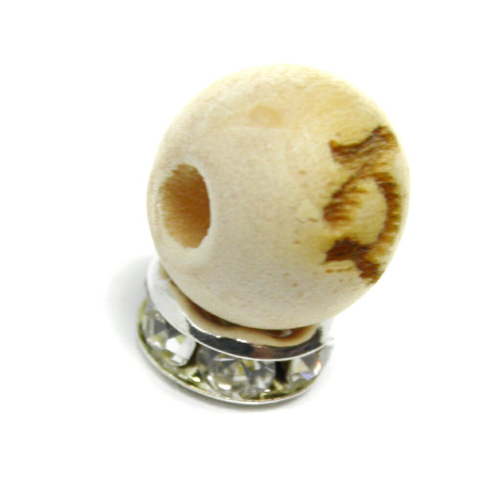 ダ・ヅ・荼吉尼天 栂 ツガ 梵字玉 10mm セミラウンド 彫刻ビーズ・彫りビーズ 手作りにオススメ！ 天然石 パワーストーン / インペリアルオーラ おしゃれ かわいい オシャレ 可愛い プレゼント ギフト 贈り物