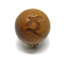 ダ・ヅ・荼吉尼天 カカオ 梵字玉 20mm セミラウンド 彫刻ビーズ・彫りビーズ 手作りにオススメ! 天然石 パワーストーン / インペリアルオーラ おしゃれ ...