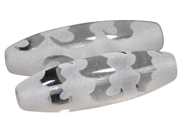 水晶 (素彫り) 「太鼓型」 3.8cm 五福臨門 1粒売り 天然石 パワーストーン / インペリアルオーラ おしゃれ かわいい オシャレ 可愛い プレゼント ...