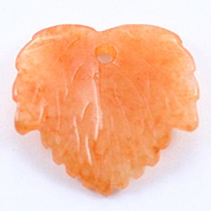 【モチーフビーズ】ぶどうリーフ ピーチアベンチュリン 天然石 パワーストーン / インペリアルオーラ おしゃれ かわいい オシャレ 可愛い プレゼント ギフト ...