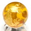 【彫刻置物】 丸玉 シトリン20mm 金彫り 五爪龍 穴なし プチギフト 転勤 退職 お礼 母の日 敬老の日 ギフト 風水 パワーストーン