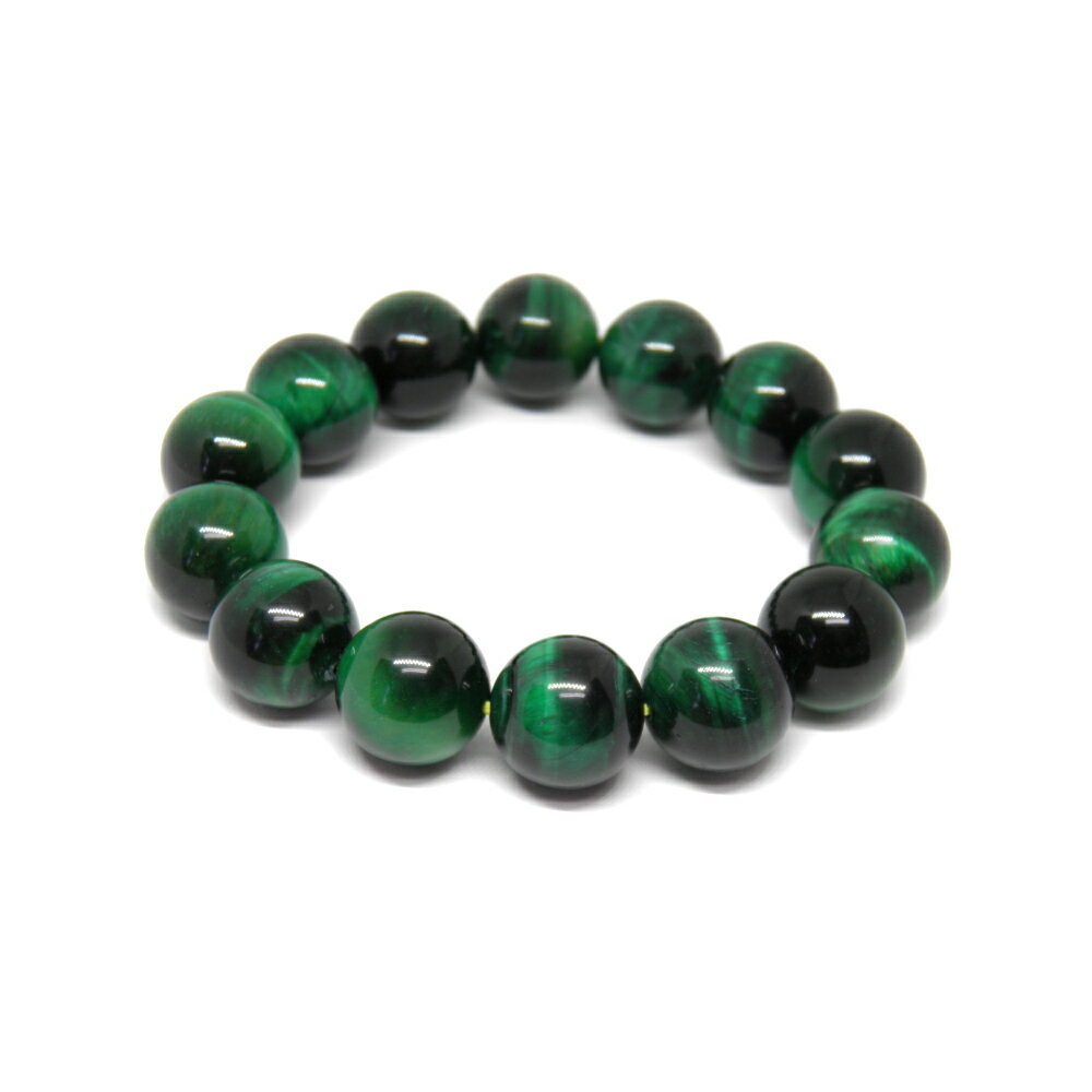 16mm グリーンタイガーアイ AAA ブレスレット 天然石 パワーストーン / インペリアルオーラ おしゃれ かわいい オシャレ 可愛い プレゼント ギフト ...