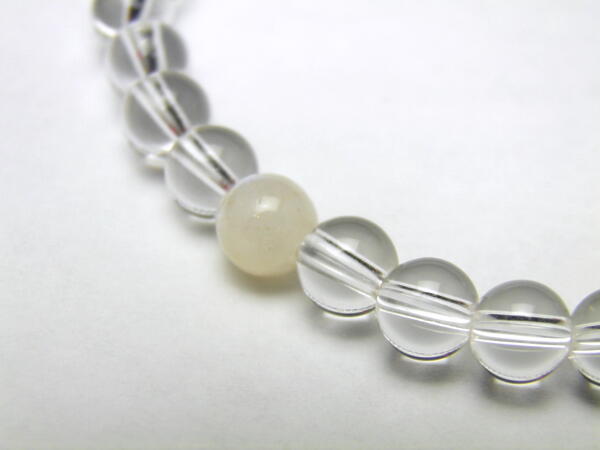 【6mmシンプル3´sブレスレット】 ムーンストーン / 天然石、パワーストーンの専門店インペリアルオーラ おしゃれ かわいい オシャレ 可愛い プレゼント ギフト 贈り物