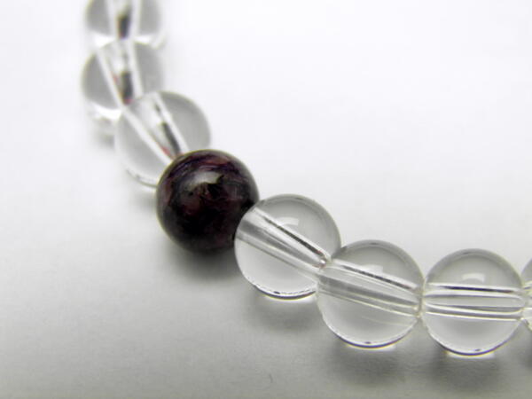 6mmシンプル3´sブレスレット チャロアイト 天然石 パワーストーン / インペリアルオーラ おしゃれ かわいい オシャレ 可愛い プレゼント ギフト 贈り物