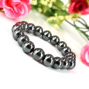 【ENDLESS_8mmブレスレット】 ヘマタイト シンプルブレスレット (8mm玉) 数珠 ブレスレット レディース&メンズ 天然石 パワーストーン / イン...