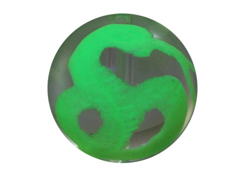 彫刻ビーズ 水晶手彫り玉 (夜光）縦穴 白蛇の手彫り玉 彫り水晶12mm 1粒売り へび ヘビ バラ売り 手作りにオススメ！ 天然石 パワーストーン / インペリアルオーラ おしゃれ かわいい オシャレ 可愛い プレゼント ギフト 贈り物