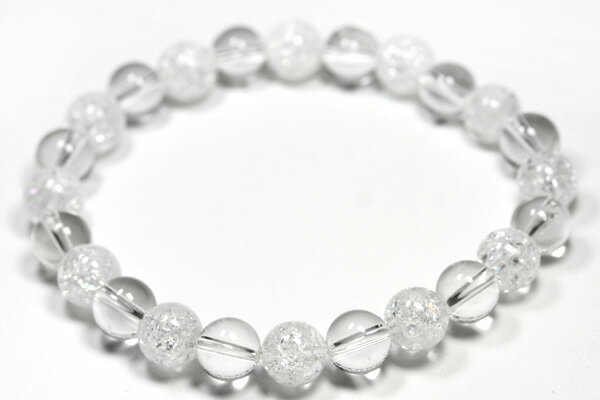 クラッシュレインボー 8mm ブレスレット ホワイト 天然石 パワーストーン プチギフト 転勤 退職 お礼 お祝い 誕生日 母の日 敬老の日 クリスマス ギフト...