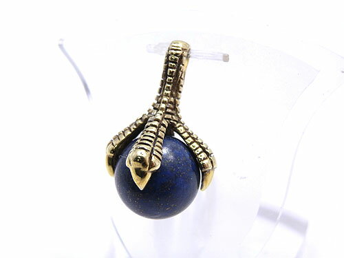 12mm丸玉用PT枠 ファルコンネイル(真鍮製)いぶしタイプ ゴールド 1個売り / 天然石、パワーストーンの専門店インペリアルオーラ おしゃれ かわいい オシ...