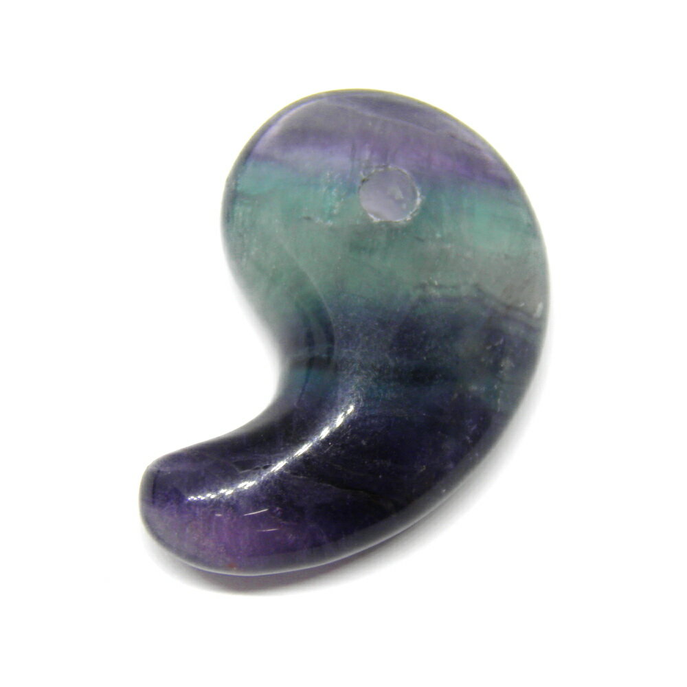 天然石 勾玉 M フローライト 勾玉 天然石勾玉 バラ売り 勾玉パワーストーン 勾玉 現代勾玉 パワーストーン勾玉 パワーストーン / インペリアルオーラ おし...