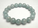 【Premium_Endlessブレスレット】 1点もの アクアマリン12mm 高級品 天然石 パワーストーン / インペリアルオーラ おしゃれ かわいい オシ...