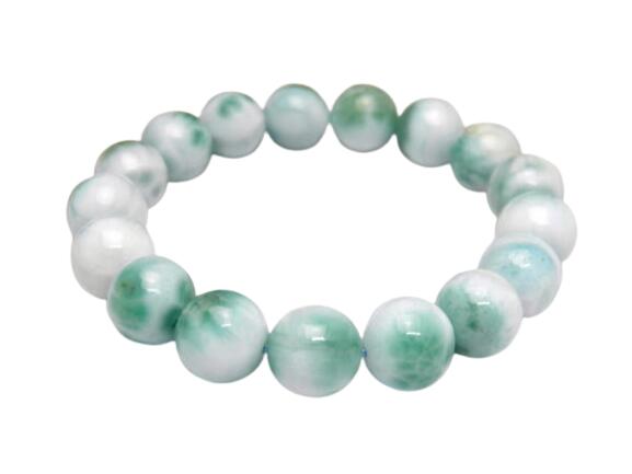 【Premium_Endlessブレスレット】 AAAA【ラリマー】12.5mmブレスレット 現品 三大ヒーリングストーン 送料無料 天然石 パワーストーン プ...