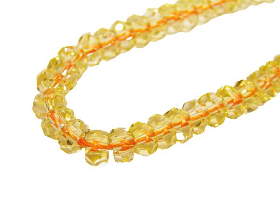 パワーストーン シトリンクォーツ 3×5mm 20面ボタンカット 一連 / インペリアルオーラ おしゃれ かわいい オシャレ 可愛い プレゼント ギフト 贈り物