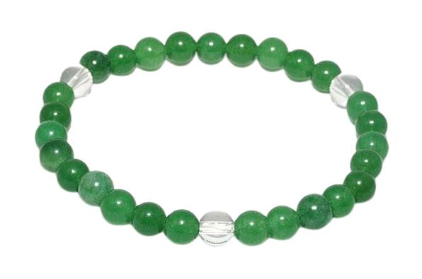 【6mmシンプル3´sブレスレット】 アベンチュリン 天然石 パワーストーン / インペリアルオーラ おしゃれ かわいい オシャレ 可愛い プレゼント ギフト ...