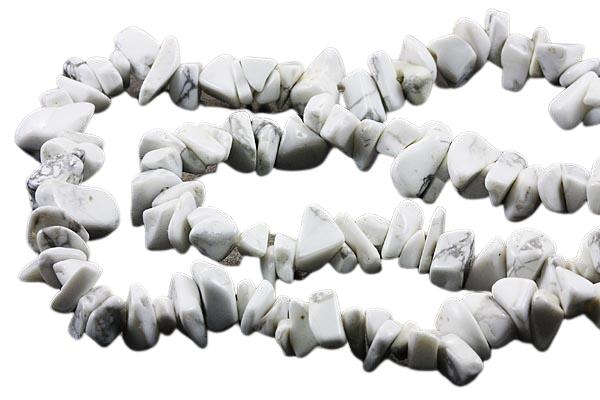 ホワイトハウライト さざれパーツ(大粒) 80-90cm 一連 天然石 パワーストーン / インペリアルオーラ おしゃれ かわいい オシャレ 可愛い プレゼント...