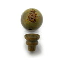 親玉・ボサ玉セット 12mm 檀香樹 アーンク(大日如来・胎蔵界)梵字 数珠 (念珠)彫刻ビーズ・彫りビーズ / 天然石、パワーストーンの専門店インペリアルオー...
