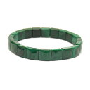 現品 NO2 孔雀石 マラカイト バングル 10mm×10mm ブレスレット 天然石 風水 パワーストーン / インペリアルオーラ おしゃれ かわいい オシャレ 可愛い プレゼント ギフト 贈り物