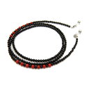 天然石 メガネチェーン オニキス 3mm玉 赤珊瑚 4mm メガネチェーン 眼鏡チェーン グラスコード パワーストーン プチギフト 転勤 退職 お礼 母の日 ギ...