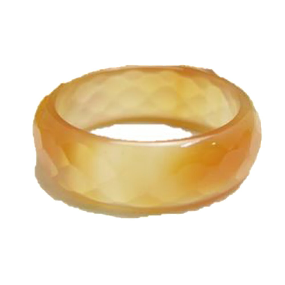 きらきら輝く 天然石 カットリング オレンジ カーネリアン 1個売り / インペリアルオーラ おしゃれ かわいい オシャレ 可愛い プレゼント ギフト 贈り物