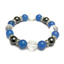 ブルーメノウ&四神獣水晶&ヘマタイト ブレスレット 天然石 風水 パワーストーン プチギフト 転勤 退職 お礼 母の日 敬老の日 ギフト / インペリアルオーラ...