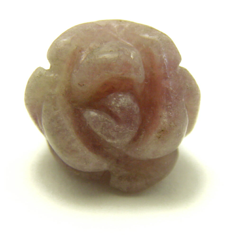 天然石 レピドライトAA+ 12mm 薔薇 1粒売り 立体バラ彫刻使用 レディース パワーストーン プチギフト 転勤 退職 お礼 母の日 敬老の日 クリスマス ...