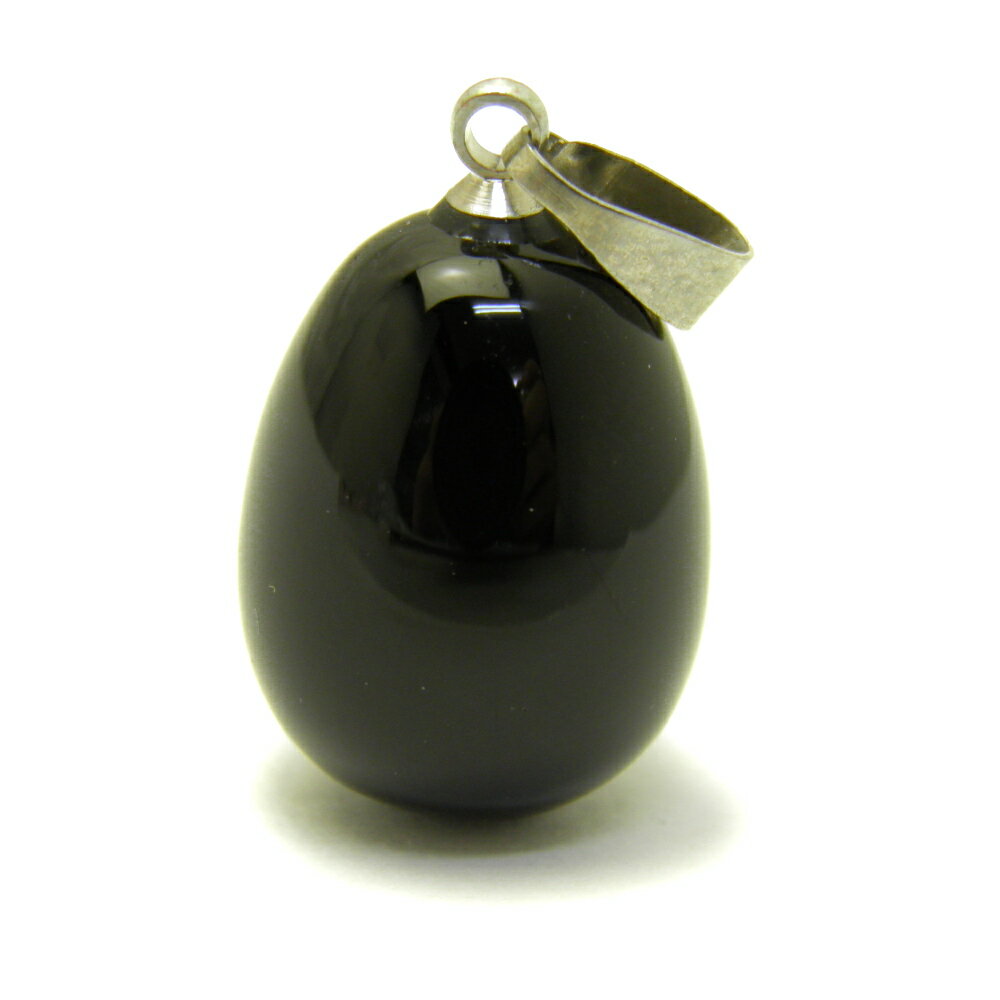 天然石 たまご エッグ オニキス ペンダントトップ 風水 パワーストーン / インペリアルオーラ おしゃれ かわいい オシャレ 可愛い プレゼント ギフト 贈り...