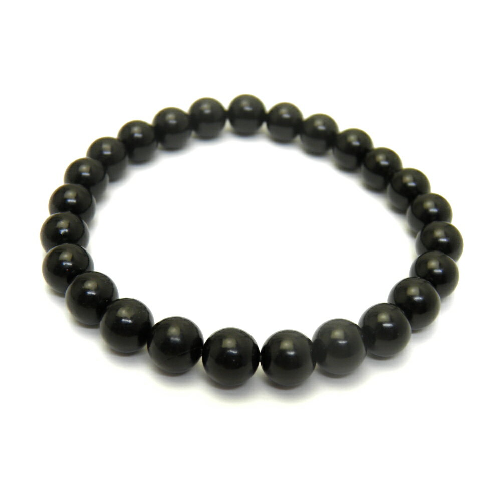 パワーストーン 【8mmブレスレット】 ジェット ブレスレット 8mm 数珠 ブレスレット 天然石 パワーストーン / インペリアルオーラ おしゃれ かわいい ...