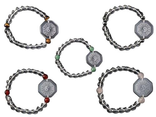 選べる5種類 陰陽八卦ブレスレット 天然石 パワーストーン プチギフト 転勤 退職 お礼 母の日 敬老の日 クリスマス ギフト / インペリアルオーラ おしゃれ...