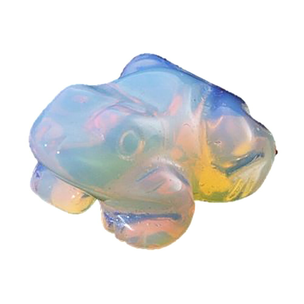 ミニ彫り物 カエル 蛙 かえる オブシディアンオパール 20mm 1個売り パワーストーン / インペリアルオーラ おしゃれ かわいい オシャレ 可愛い プレゼ...