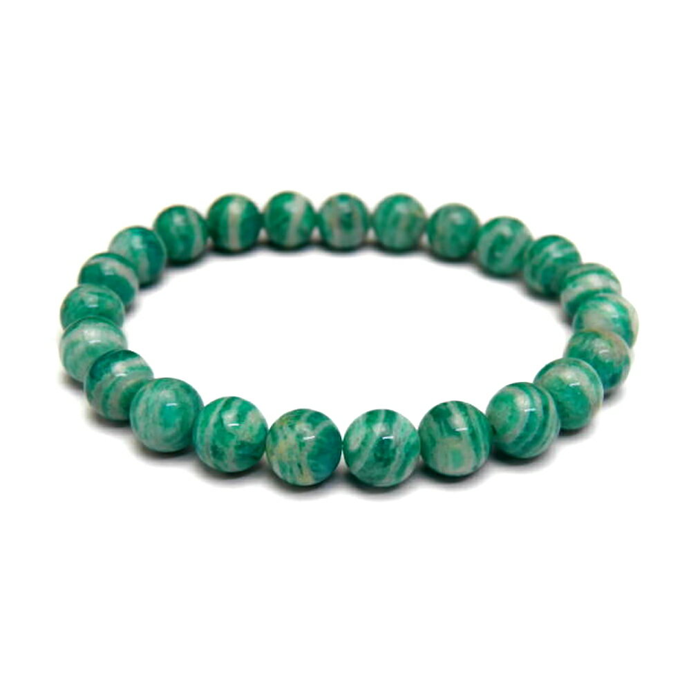 【Premium_Endlessブレスレット】 アマゾナイト 3A(ロシア産) 16.5cm 仕事運 天然石 パワーストーン / インペリアルオーラ おしゃれ ...