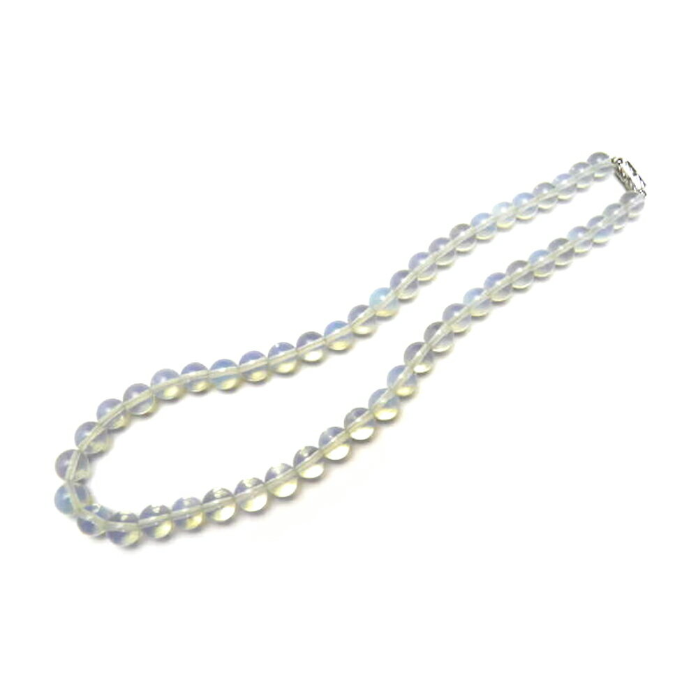 母の日ギフト オブシディアンオパール ネックレス 8mm玉 パワーストーン / インペリアルオーラ おしゃれ かわいい オシャレ 可愛い プレゼント ギフト 贈...