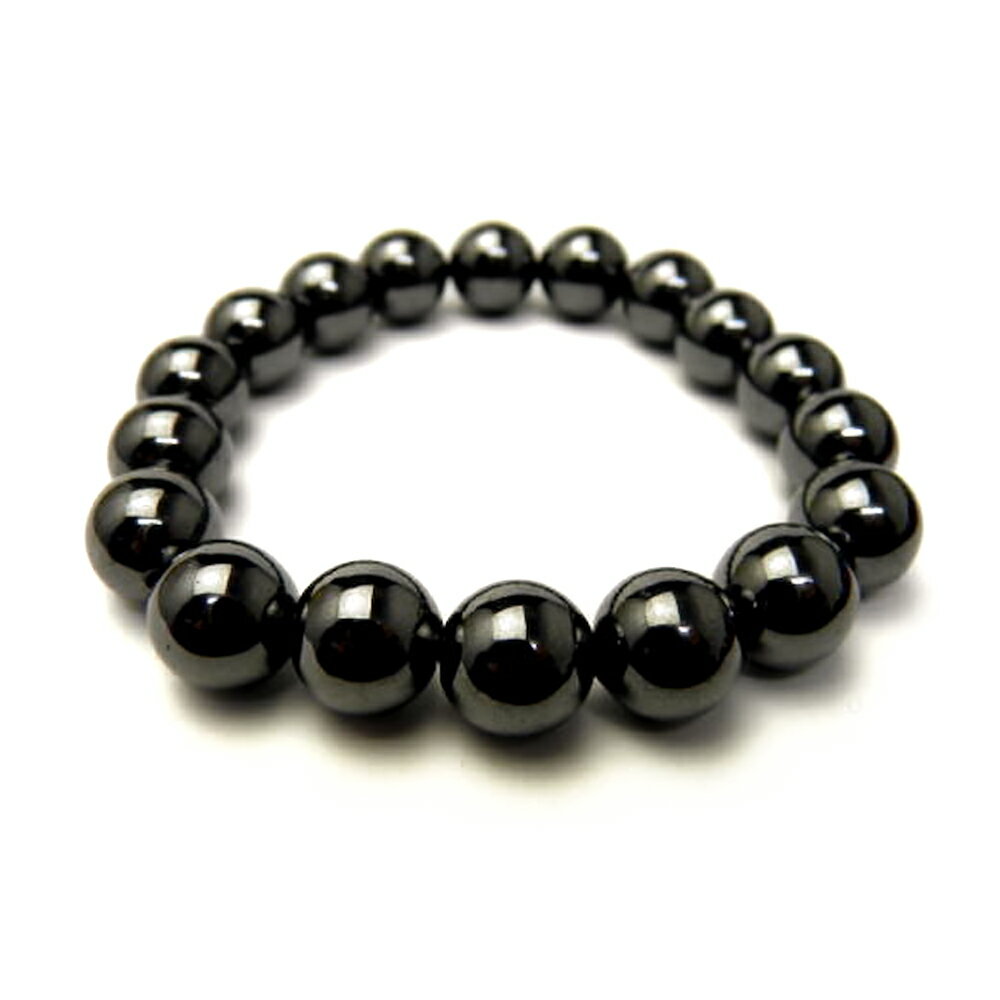 パワーストーン 【ENDLESS_12mmブレスレット】ヘマタイト 12mm 大玉シンプルブレスレット 数珠 ブレスレット パワーストーン プチギフト 転勤 退...