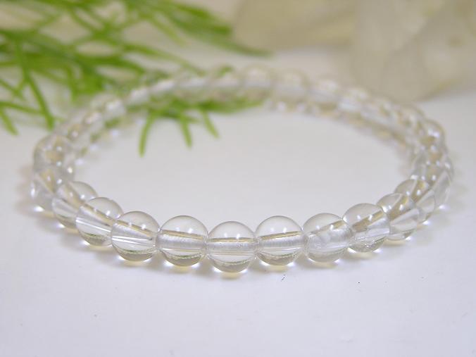 【ENDLESS_6mmブレスレット】 水晶 AAA (6mm玉) シンプルブレスレット 天然石 パワーストーン / インペリアルオーラ おしゃれ かわいい オシャレ 可愛い プレゼント ギフト 贈り物