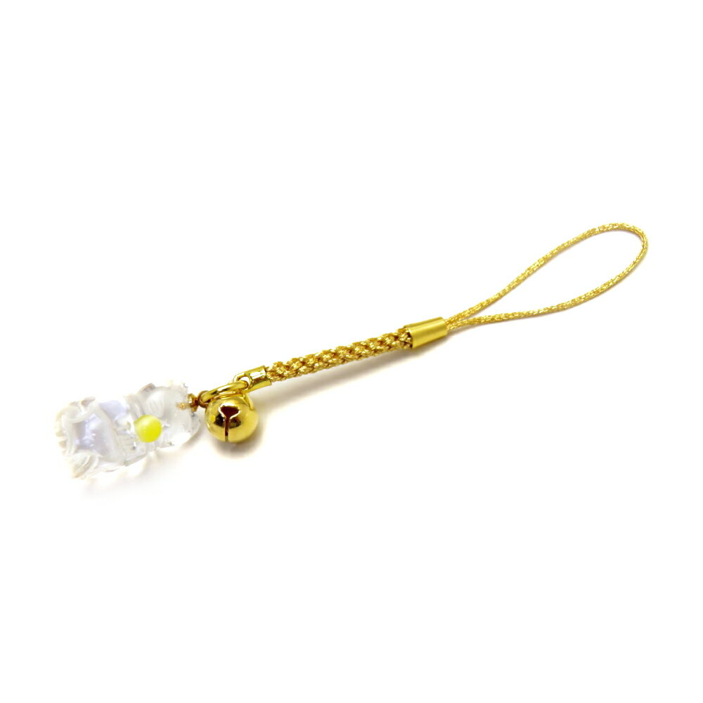 風水猫根付 ストラップ イエローキャッツアイ パワーストーン プチギフト 転勤 退職 お礼 母の日 敬老の日 ギフト / インペリアルオーラ おしゃれ かわいい...