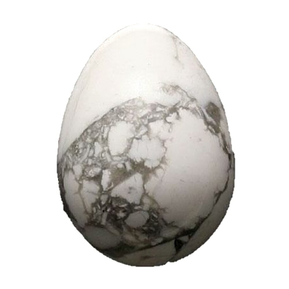 ホワイトハウライト エッグ たまご 風水 パワーストーン / インペリアルオーラ おしゃれ かわいい オシャレ 可愛い プレゼント ギフト 贈り物