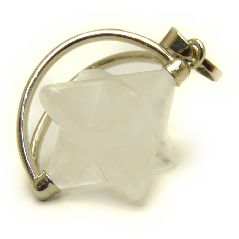 マルカバスターペンダントトップ 水晶(クリスタル)マカバ 天然石 パワーストーン お試し ポイント消化 プチギフト 転勤 退職 お礼 母の日 父の日 敬老の日 ...