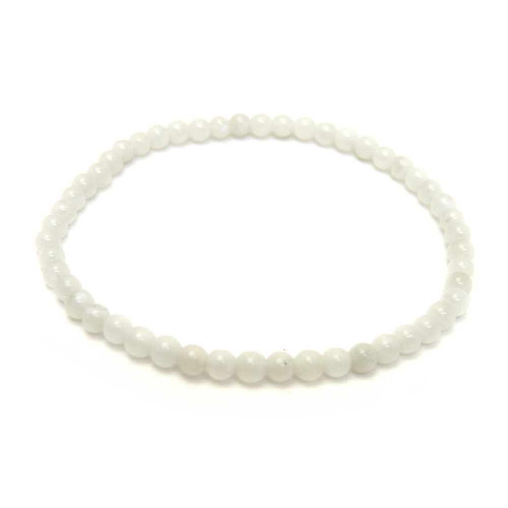 【ENDLESS_4mmブレスレット】 ムーンストーン 天然石 パワーストーン / インペリアルオーラ おしゃれ かわいい オシャレ 可愛い プレゼント ギフト...