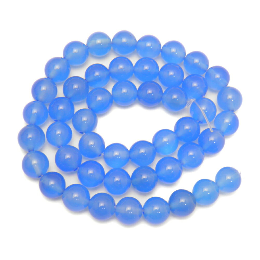 パワーストーン ブルーカルセドニー 8mm 一連 / インペリアルオーラ おし...