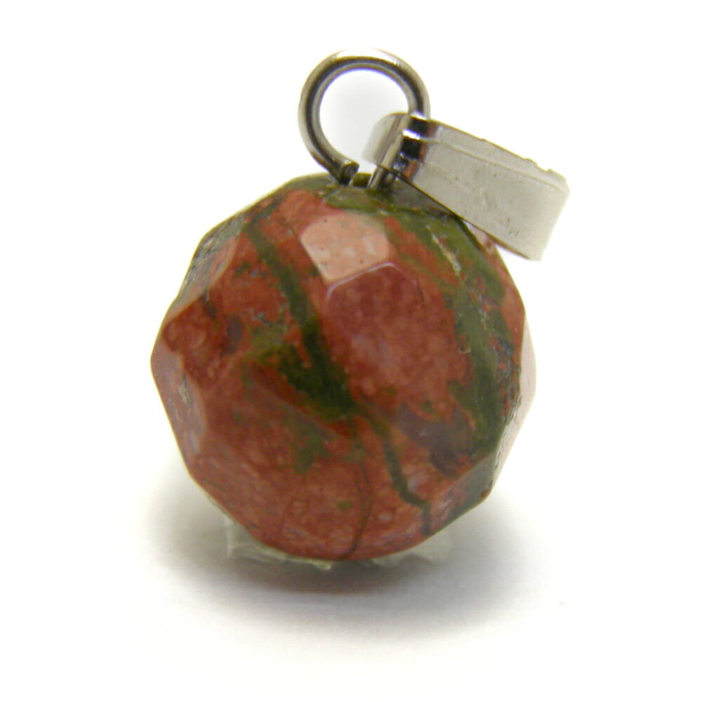 64面カット ペンダントトップ ユナカイト 10mm 天然石 風水 パワーストーン / インペリアルオーラ おしゃれ かわいい オシャレ 可愛い プレゼント ギ...