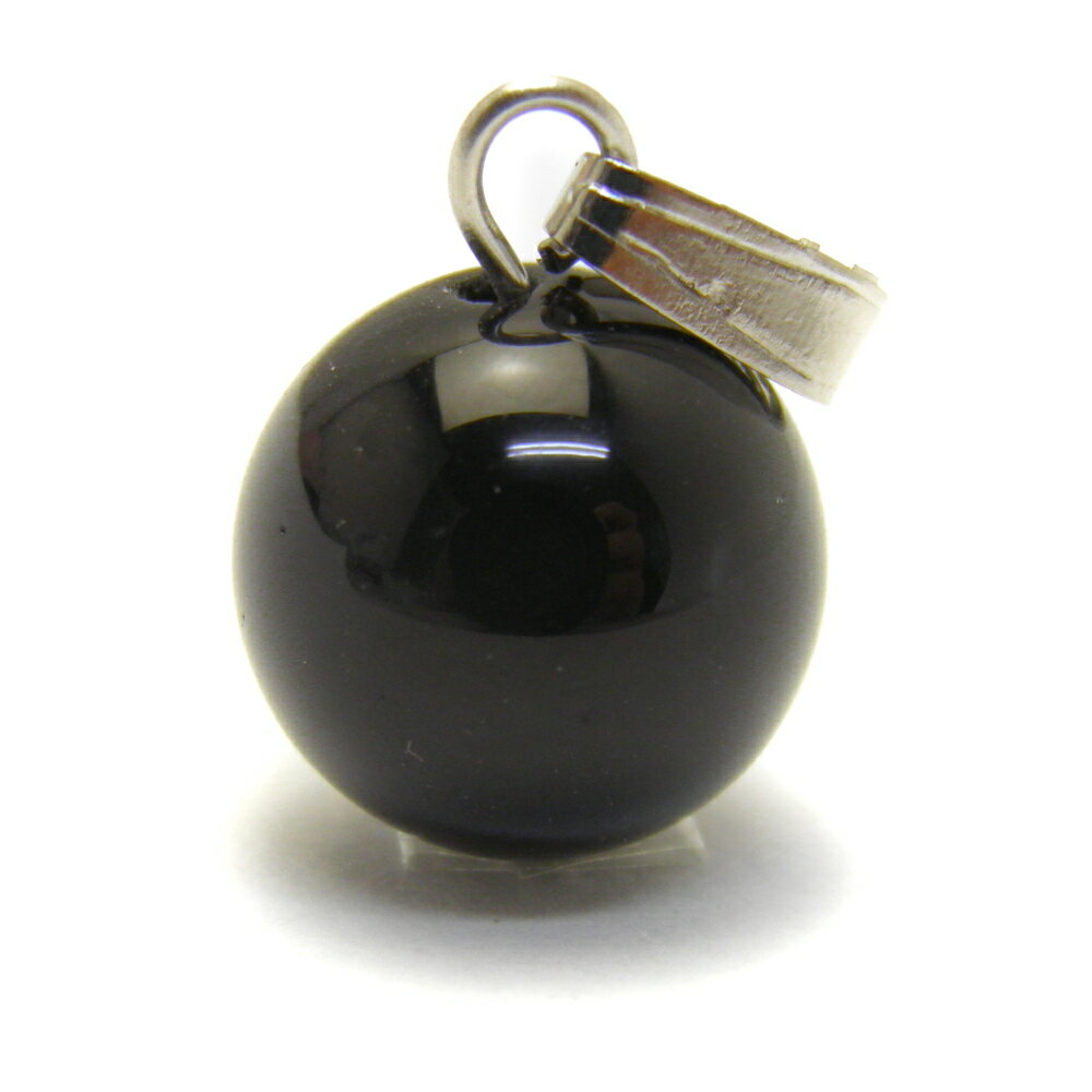 テクタイト 10mm玉 丸玉ペンダントトップ 天然石 パワーストーン / インペリアルオーラ おしゃれ かわいい オシャレ 可愛い プレゼント ギフト 贈り物