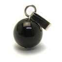 テクタイト 8mm玉 丸玉ペンダントトップ 天然石 パワーストーン / インペリアルオーラ おしゃれ かわいい オシャレ 可愛い プレゼント ギフト 贈り物