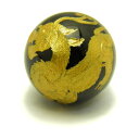オニキス14mm 金彫り ヤアズ 【彫刻 一粒売りビーズ】 / 天然石、パワーストーンの専門店インペリアルオーラ おしゃれ かわいい オシャレ 可愛い プレゼン...